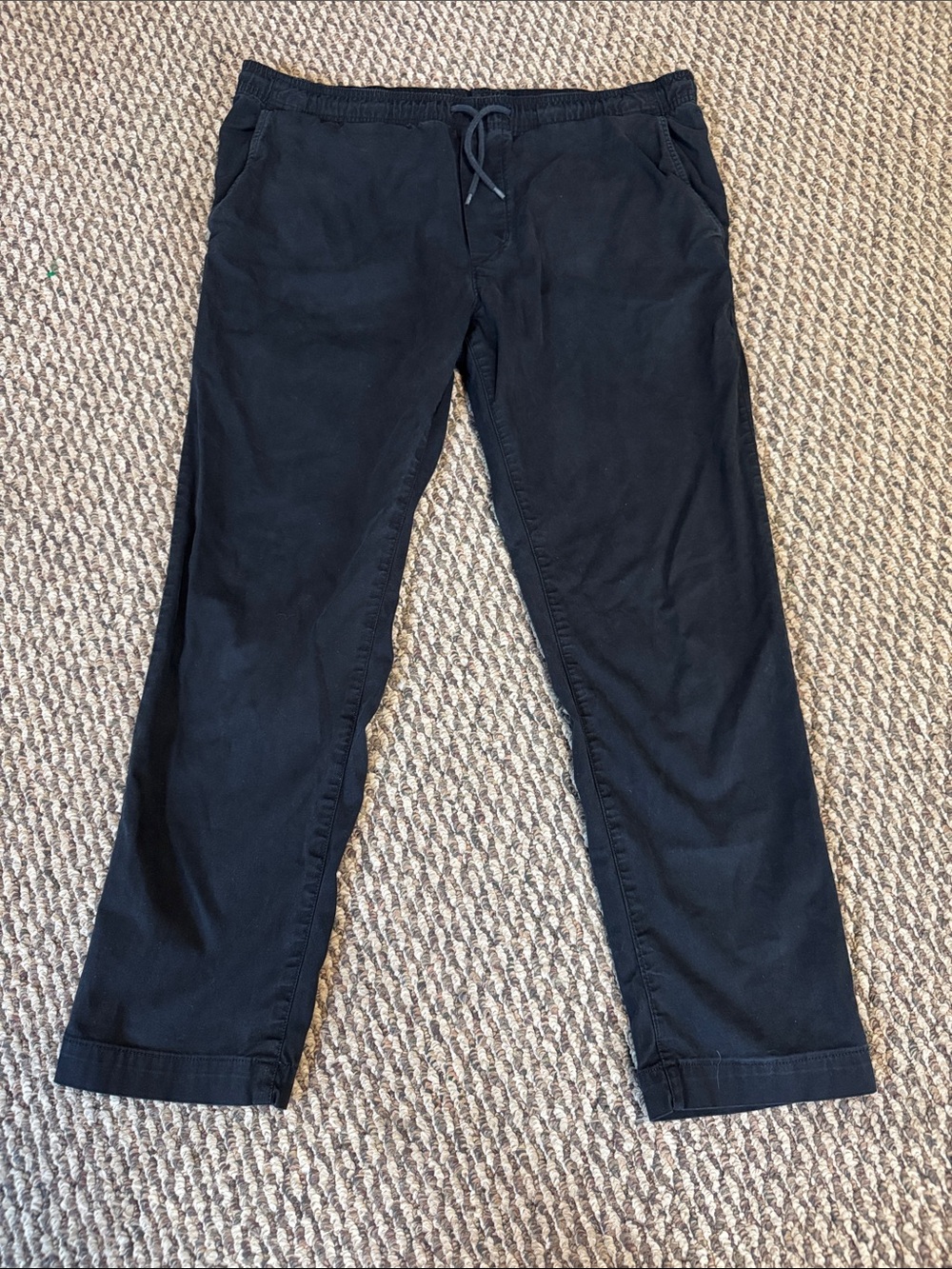 American Eagle Outfitters Black Drawstring Chino Comfy Lounge Pants